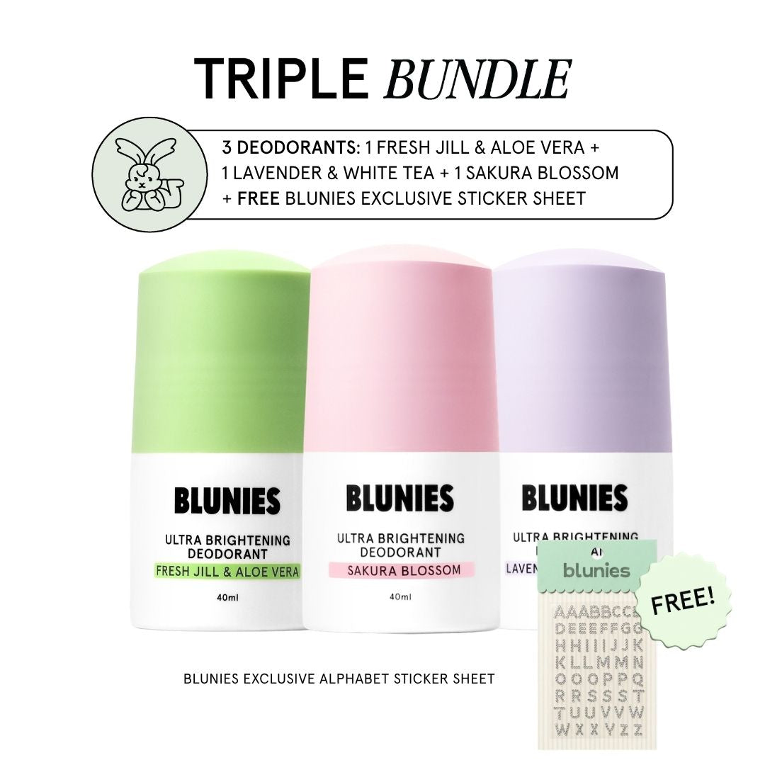 Ultra Brightening Deodorant Triple Bundle - All Roll-On Variants