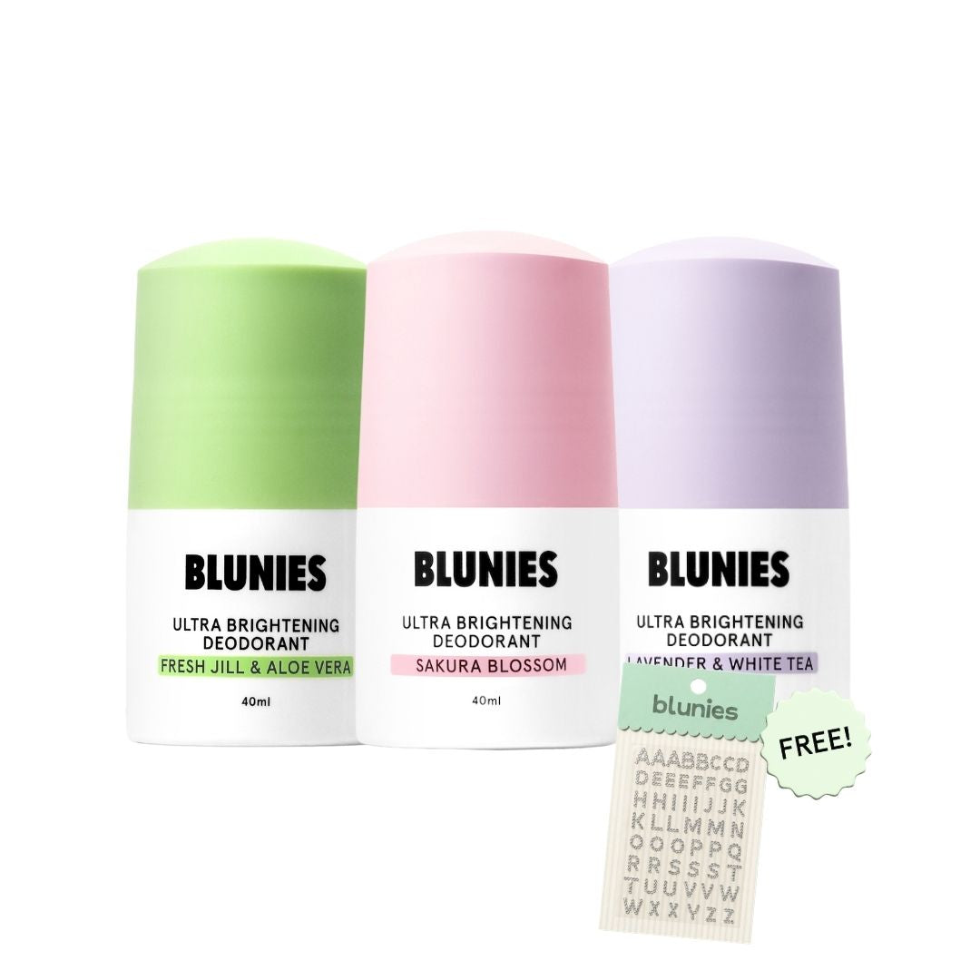 Ultra Brightening Deodorant Triple Bundle - All Roll-On Variants