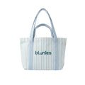 Classic Striped Blue Tote