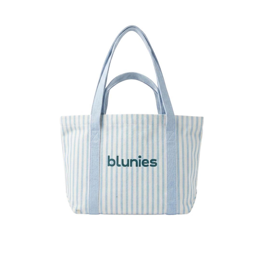 Classic Striped Blue Tote